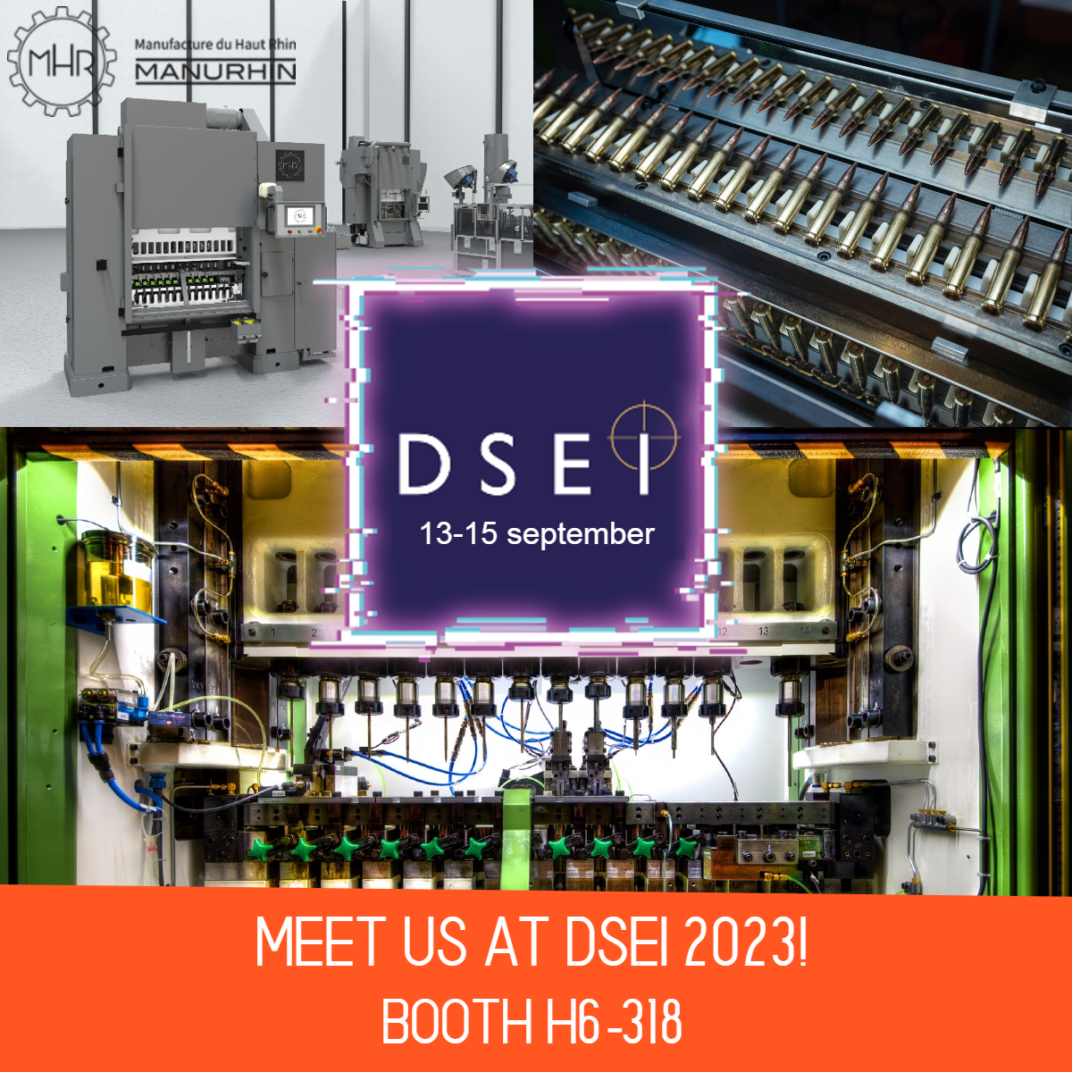 Manurhin will be present at DSEI London,  from 12 to 15 September 2023